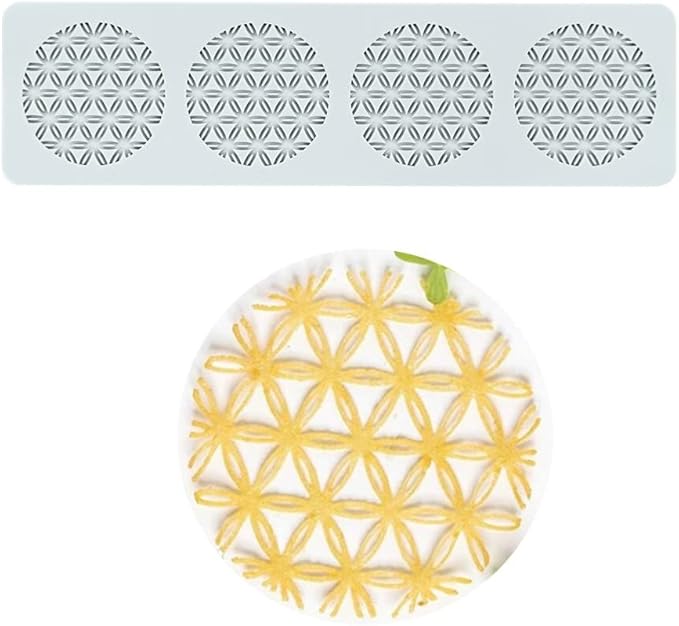 Silicone Molds 3D Hollow Leaf Chocolate Molds Honeycomb Bee Candy Mold Flower Pattern Fondant Mold Cake Topper Sugar Craft Decoration (B_Leaf 10 * 2.8 * 0.12inch)