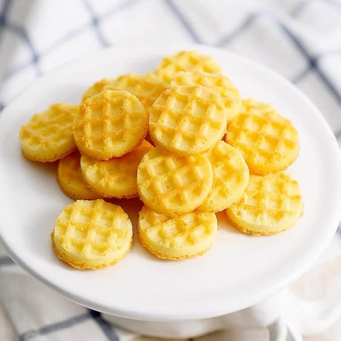 Silicone Waffle Mold Set, 2PCS/Set 18 Cavity Mini Silicone Waffle Mold Waffle Making Mold, Non-stick Cake Cookie Chocolate Making Mold for Baking