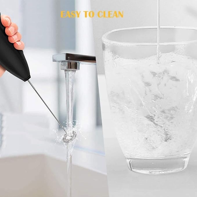 Mayhow Mini Battery Operated Whisk, Handheld Milk Frother, Perfect for Bulletproof coffee, Matcha, Frappe, Hot Chocolate