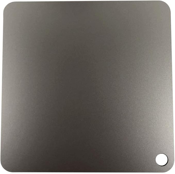 ThermiChef 16" by 16" Pizza Steel (3/16" Standard Thickness) - Multipurpose Cooking Steel for Ovens & Grills - Made in the USA