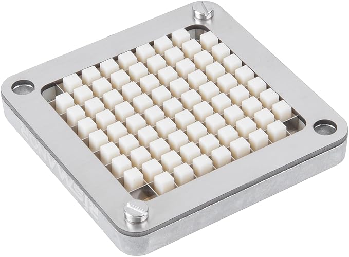 1/2" 1/4" 3/8" Multi-model universal Stainless Steel Replacement Chopper Blade & Pusher Block Set For Commercial Vegetable Cutter Dicer Strip Interchangeable Blade (3/8 inch)