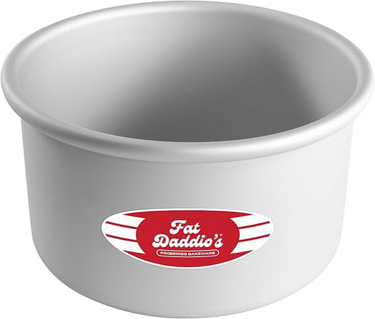 Fat Daddio's Anodized Aluminum Round Cake Pan, 7 x 4 Inch