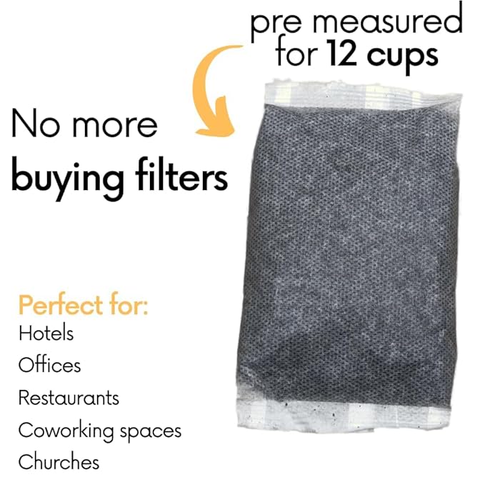 Sarasota Coffee Filter Packs | Medium Roast Breakfast Blend | Low Acid Pouches Gourmet Sampler Gift Set Ground Coffee in Filters | Bulk Individual Packets for 12 Cup Coffee Maker | 2 oz Bags, 12 Count