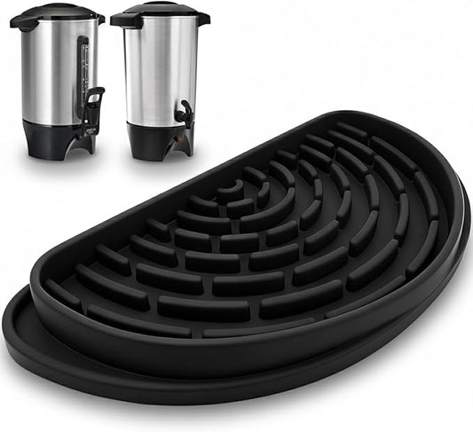 MIMORE Drip Tray - Silicone Coffee Drip Tray for Hamilton 45 Cup and Large Coffee Maker - Drink Dispenser Drip Pan Catcher