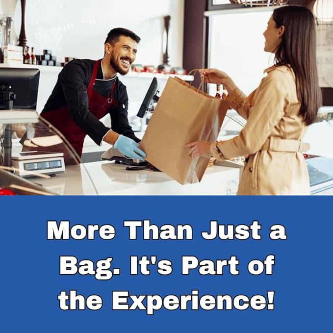 ASSUREPAK DIY Paper Bag - 250 units - Kraft Color - 16"x6"x12" - 74LB (110 GSM strong) Twisted Handle - Recyclable Food & Supermarket Bags for Decorating & Branding - 16612NKPAPTHDL