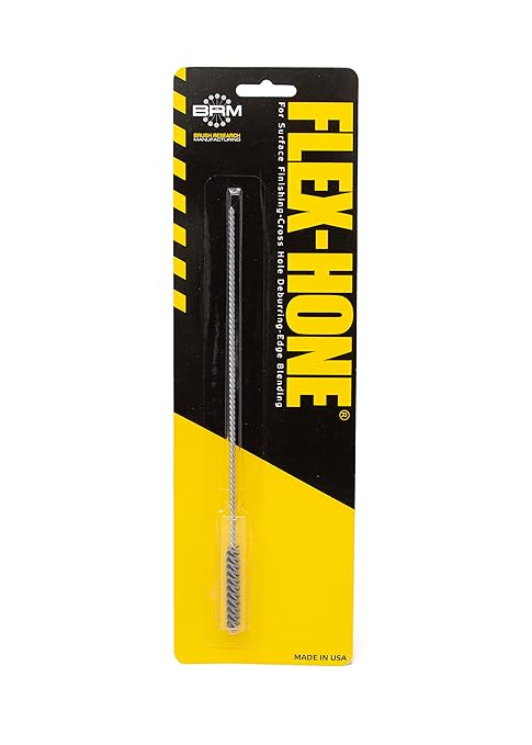 Brush Research BC64M600 FLEX-HONE®, 1/4" (6.4mm) Diameter, 600 Grit, Silicon Carbide, for Mild Steel, Stainless Steel, Cast Iron and Softer Ferrous Materials