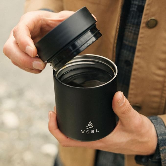 VSSL Nest 10 oz Mug, Stainless Steel, Double Walled, Vacuum Sealed & Integrates with VSSL Nest Products