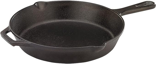 Mercer Culinary Pre-Seasoned Cast Iron Skillet, 10.25-Inch
