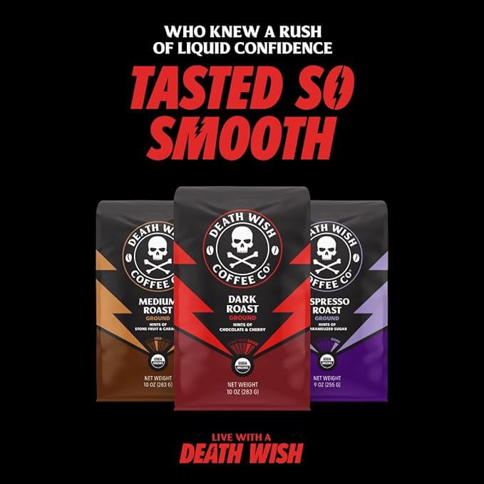 Death Wish Coffee - Single Serve Pods - Dark Roast Coffee Pods - Made with USDA Certified Organic (Chocolate Hazelnut, 30 Count)
