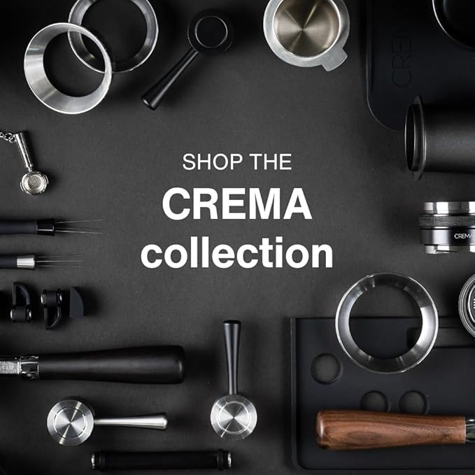 Crema Coffee Products Replacement Steam Lever for Breville Espresso Machines | Ergonomic Stainless Steel Design | Compatible with Barista Express, Infuser, Barista Pro | Easy Grip | Silver Finish