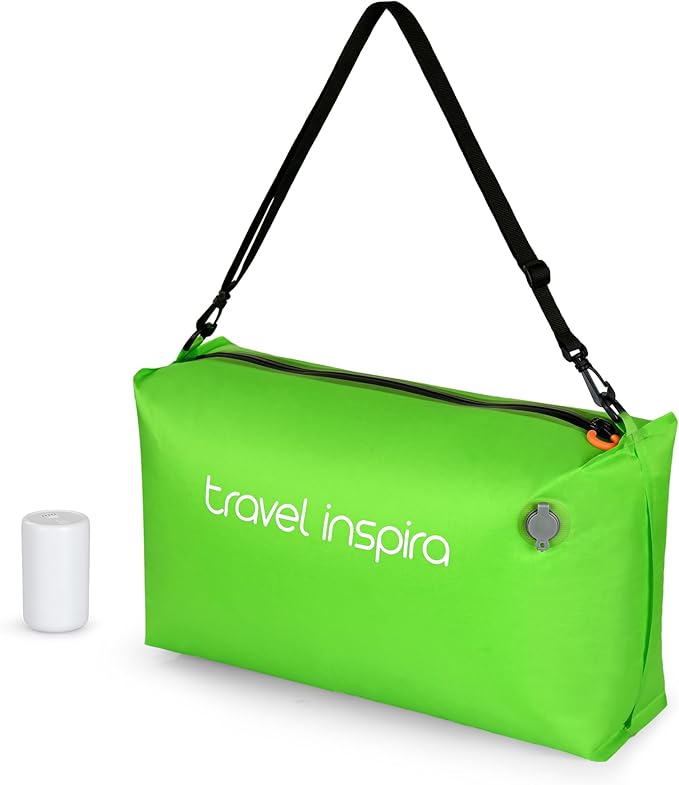 Vacuum Bags for Travel Luggage with Wireless Pump, Compression Bags for Carry On Suitcases and Backpack, Vacuum Seal Packing cube for Cloth Packing (1PC + PUMP)