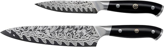 Henckels Compass Damascus 2-pc Damascus Chef's Knife Set