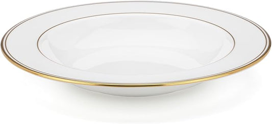 Lenox 100110362 Federal Gold Rimmed Bowl, 1-Piece, Service For 1, 9.25-Inch Diameter