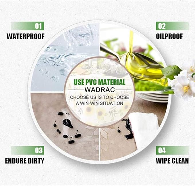 18x96 inch Clear Table Protector Long Trainning Table Protection Cover Mat Rectanglar Plastic Table Cloths Clear Carpet Protector Kitchen Countertop Screen Protective Easy Clean Wipeable PVC Vinyl