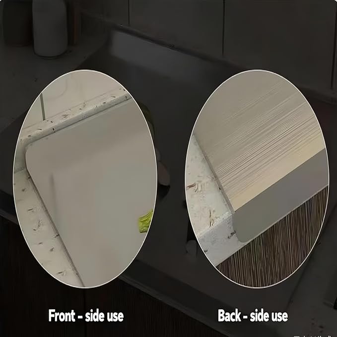 Large Stainless Steel Cutting Board,Suitable for Cutting Meat,Dicing,Vegetables,Fruits,Bread and Baking.ItIsConvenienttoClean,EasytoStoreandCan Be Washed in a Dishwasher (15.8 * 19.6in)