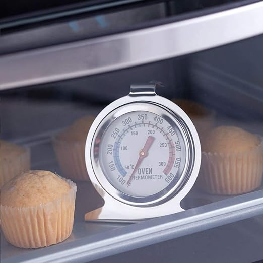 Lightbeam 2" Dial Oven Thermometer with Temperature Range 100°F to 600°F, Instand Read Large Dial Kitchen Thermometer for Baking, Grill & Smoker