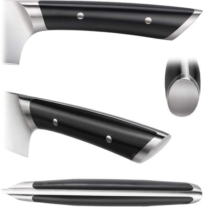 Cangshan HELENA Series German Steel Forged, HUA Knife Block Set (12-Piece, Black)
