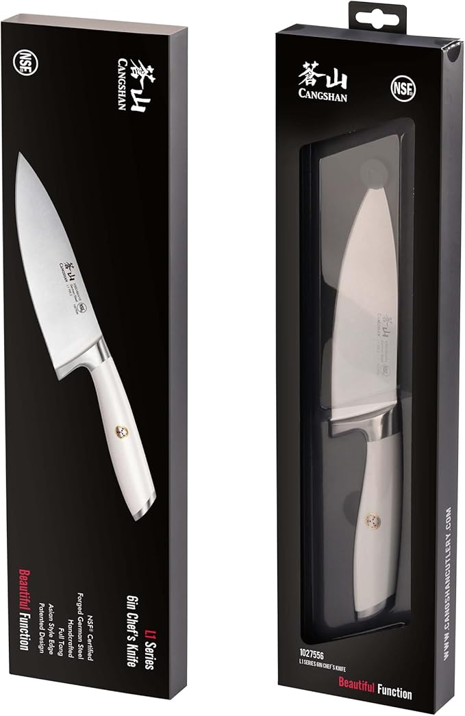 Cangshan L1 Series 1027556 German Steel Forged 6" Chef's Knife