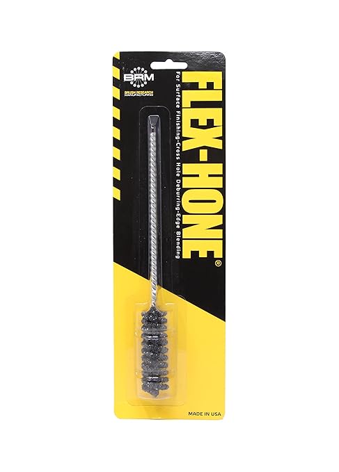 Brush Research BC14M40 FLEX-HONE®, 0.551" (14mm) Diameter, 40 Grit, Silicon Carbide, for Mild Steel, Stainless Steel, Cast Iron and Softer Ferrous Materials