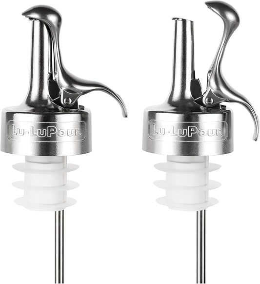 Wine Stopper & Pourer 2 in1,Bottle Stopper,Wine Bottle Stopper,Bar Pour Bottles,Suitable for Alcohol, Wine for Bar Accessories-2Pcs