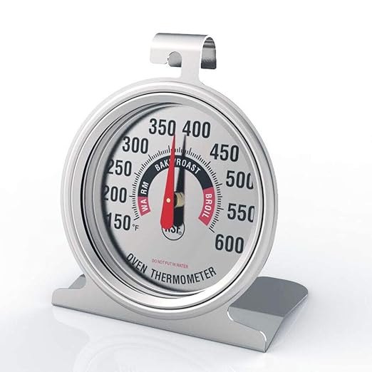 Efeng Large Dial Oven Thermometer for Gas & Electric Oven,Grill Cooking Safety Leave-in- NSF accurately Easy-to-Read Clearly Large Number Shows temperatures for Meat,Grilling or Cake Cooking Oven