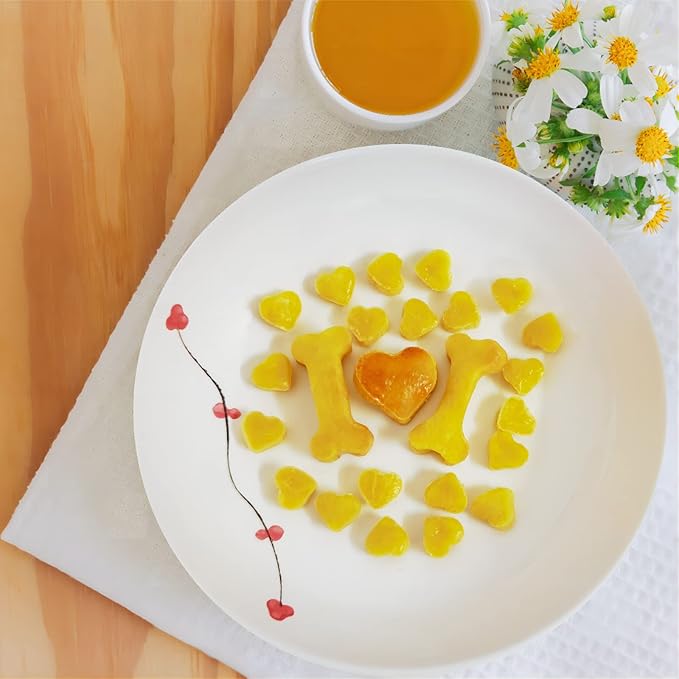 Heart Flower Blossom Molds Silicone for Chocolate Candy Gummy Cream Cheese Mints, Small Wax Melt Molds Flower Baking Molds Ice Cube Tray