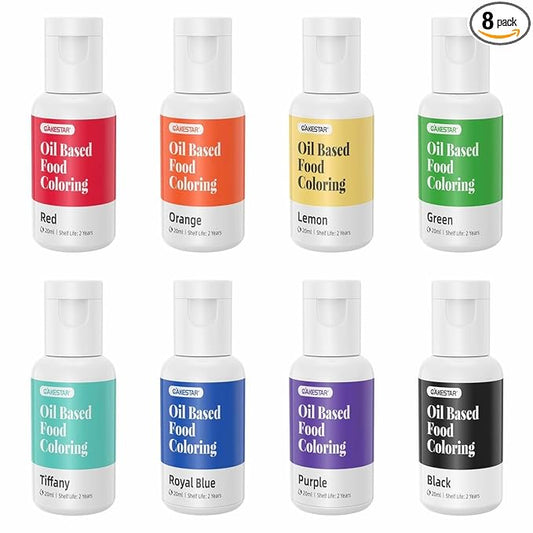 Oil Based Food Coloring, 20ml Chocolate Professional Oil Food Coloring for Easter Cake Decorating, Baking, Candy Melts, Frosting, Easter Eggs