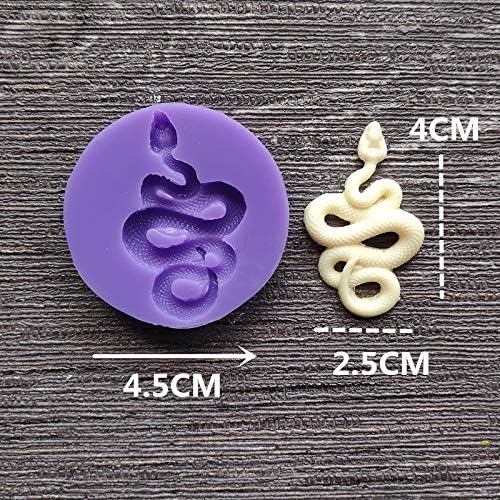 Snake Resin Mold 2 Pack - Silicone Snake Mold