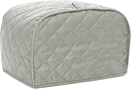 Toaster Cover 2 Slice, Bread Dust Cover & Fingerprint Protection-Polyester & Cotton, Kitchen Small Appliance(Grey)