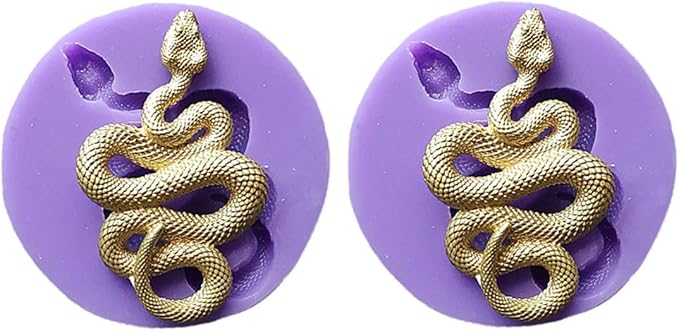 Snake Resin Mold 2 Pack - Silicone Snake Mold