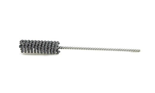 Brush Research BC14M24 FLEX-HONE®, 0.551" (14mm) Diameter, 240 Grit, Silicon Carbide, For Mild Steel, Stainless Steel, Cast Iron and Softer Ferrous Materials