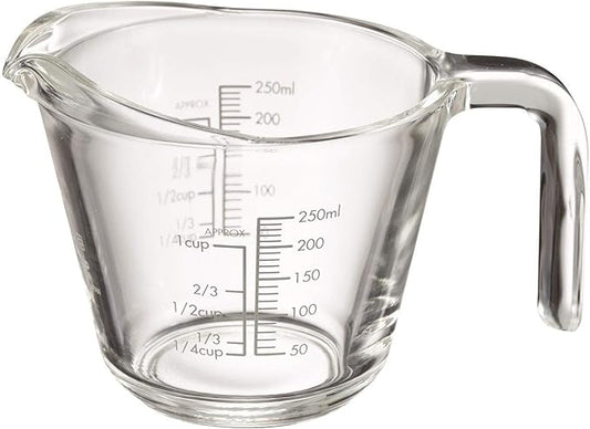 HARIO MJP-250-GR Measuring Cup, 8.5 fl oz (250 ml), Practical Capacity, 8.5 fl oz (250 ml), Gray, Made in Japan