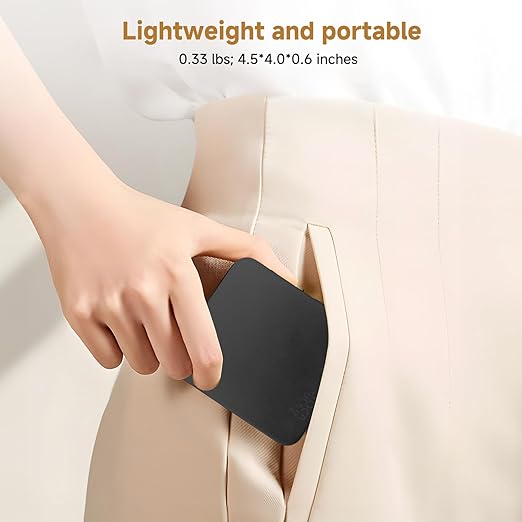 Mini Coffee Scale with Timer, 3kg/0.1g Espresso Scale Rechargeable with Flow Rate Display, Portable Digital Coffee Scale with Multiple Mode Timer for Espresso, Pour-Over, French Press