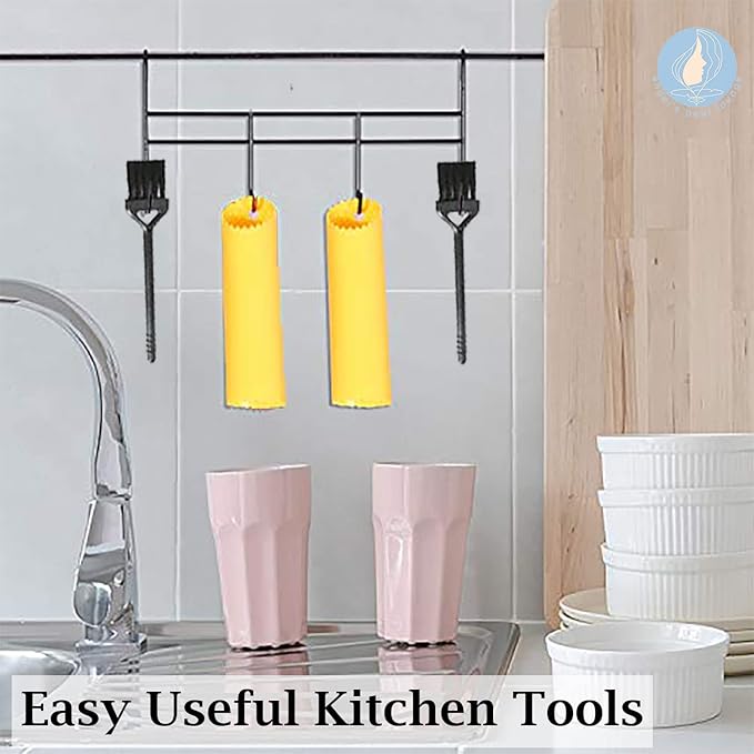 Angel’s Peel Lounge Garlic Peeler Tube Set (Silicone Peeler and Cleaning Brush), Roller Garlic Peeling Kitchen Tool – Easy Cleaning and Dishwasher Safe
