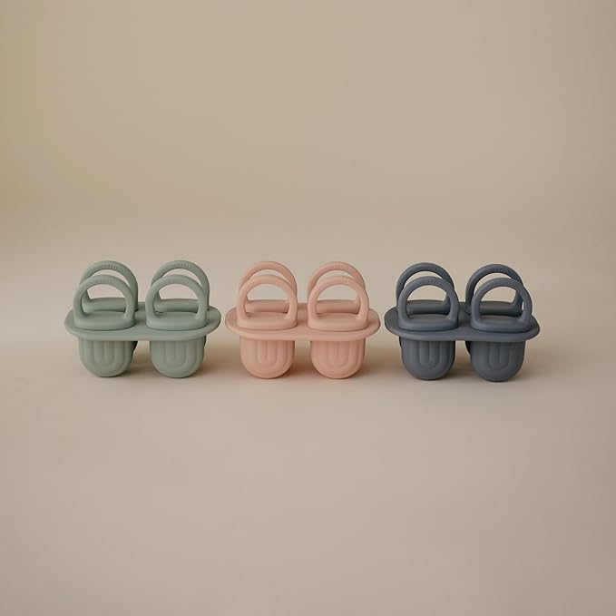 mushie Toddler Ice Pop Tray (Blush) | 4 Pieces x 1 oz | BPA Free