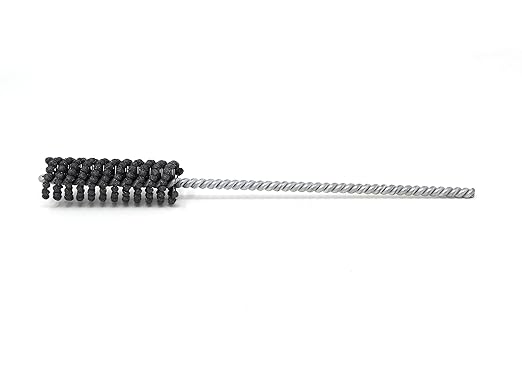Brush Research BC18M12 FLEX-HONE®, 0.709" (18mm) Diameter, 120 Grit, Silicon Carbide, For Mild Steel, Stainless Steel, Cast Iron and Softer Ferrous Materials