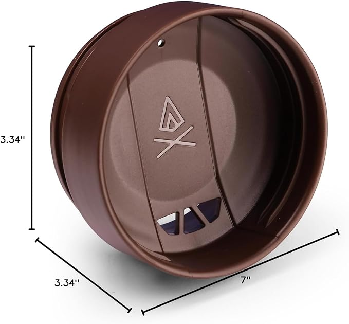 VSSL - Nest Pour Over Coffee Set | Coffee Maker for Camping | All-In-One Travel Pour Over | Transportable Dripper, 10oz Stainless Steel Travel Mug | Compact Storage & Adventure Ready | Cream