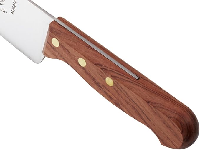Mercer Culinary Praxis Chef Knife with Rosewood Handle, 8 Inch, Wood