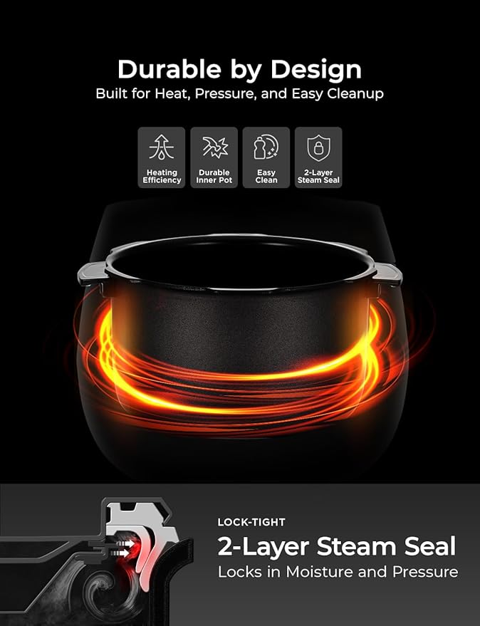 CUCKOO Twin Pressure Rice Cooker 10-Cup Uncooked / 20-Cup Cooked with Nonstick Inner Pot, Large Rice Maker & Warmer with 16 Menu Options, Open Cooking Mode, Voice Guide, White (CRP-ST1009FW)