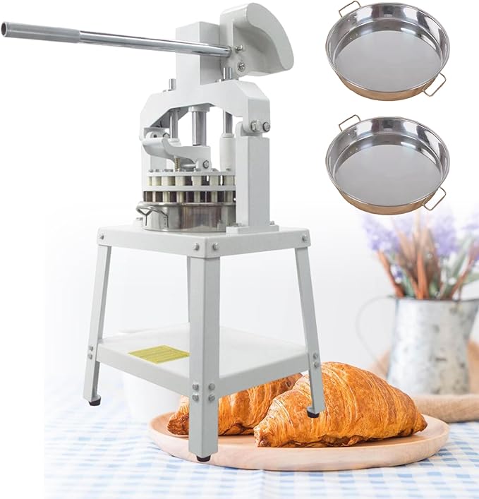 Commercial Dough Divider 36PCS Dough Cutting Machine 1.06oz-5.64oz Manual Dough Dividing Machine with 30-160g Dough Weight Range for Baking, 36PCS