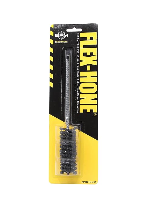 Brush Research BC10040 FLEX-HONE®, 1" (25.4mm) Diameter, 40 Grit, Silicon Carbide, for Mild Steel, Stainless Steel, Cast Iron and Softer Ferrous Materials