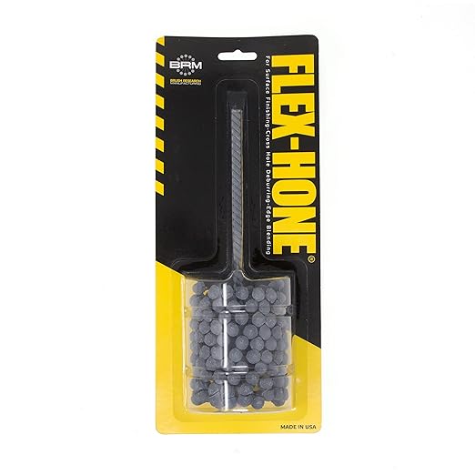 Brush Research BC212600 FLEX-HONE®, 2-1/2" (63.5mm) Diameter, 600 Grit, Silicon Carbide, for Mild Steel, Stainless Steel, Cast Iron and Softer Ferrous Materials