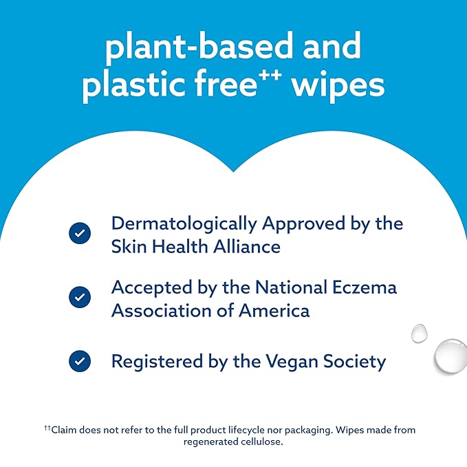 WaterWipes Sensitive+ Newborn & Baby Wipes, 3-In-1 Cleans, Cares, Protects, 99.9% Water, Unscented & Hypoallergenic, 60 Count