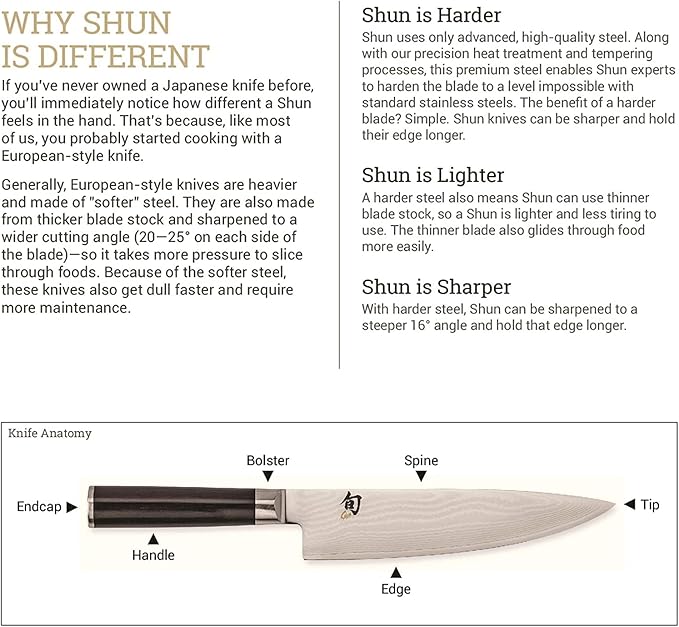Shun Bamboo Steak Knife Block, 6 Slot Sidecar Steak Knife Holder, Made from Genuine Bamboo, Kitchen Storage for Professional and Home Chefs