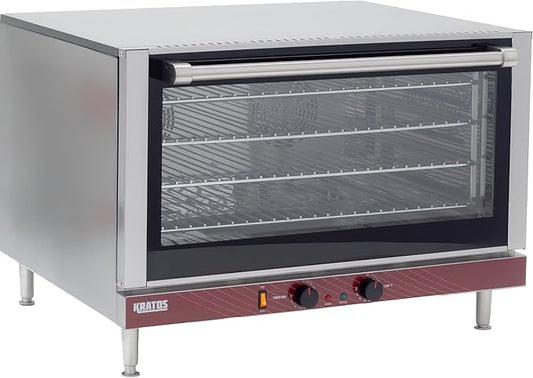 Kratos Commercial Oven, Full Size Countertop Electric Convection Oven, Stainless Steel, 208/240V (29M-060)