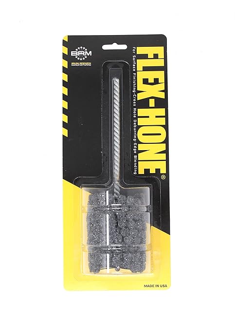 Brush Research BC21220 FLEX-HONE®, 2-1/2" (63.5mm) Diameter, 20 Grit, Silicon Carbide, for Mild Steel, Stainless Steel, Cast Iron and Softer Ferrous Materials