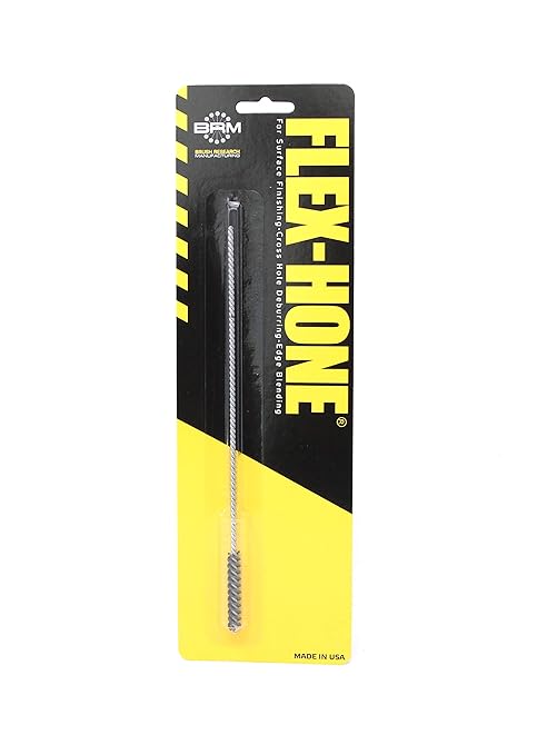 Brush Research BC55M18 FLEX-HONE®, 0.217" (5.5mm) Diameter, 180 Grit, Silicon Carbide, For Mild Steel, Stainless Steel, Cast Iron and Softer Ferrous Materials