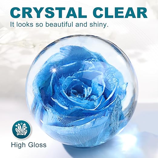 LET'S RESIN Epoxy Resin Kit,1 Gallon Bubble Free & Crystal Clear Epoxy Resin for Table Top, Casting, DIY, Art, Molds,Jewelry（Including 0.5 Gallon Resin + 0.5 Gallon Hardener）