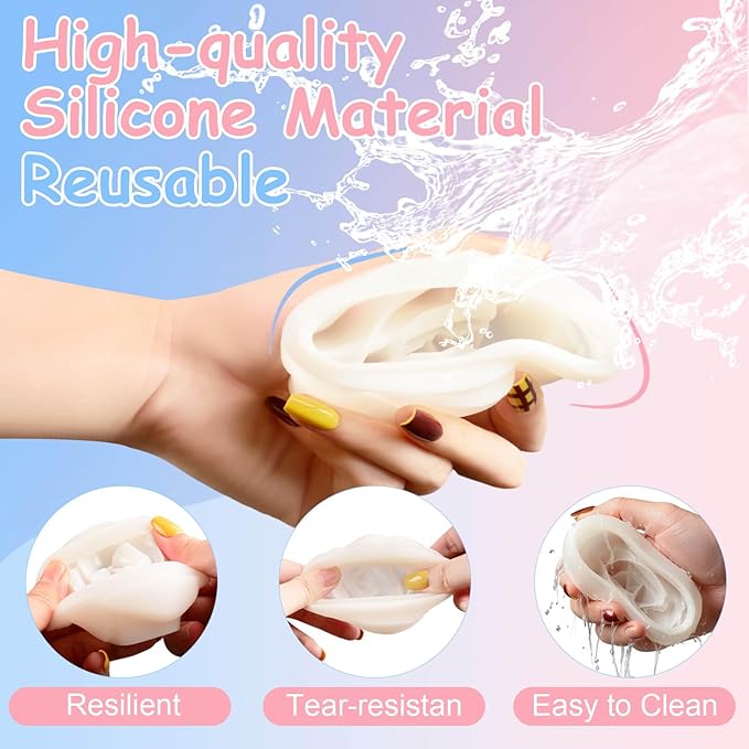 Rose Silicone Mold Large Rose Mold Unique UV Resin Molds Epoxy Resin Molds 3D Storage Jar Silicone Molds for Resin with Lid Valentine's Day Resin Jar Molds