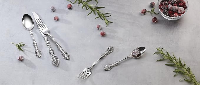MICHELANGELO S/4 SALAD FORK (25)